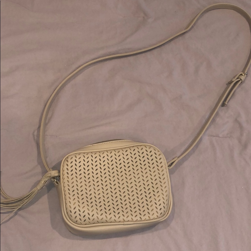 Tan crossbody bag